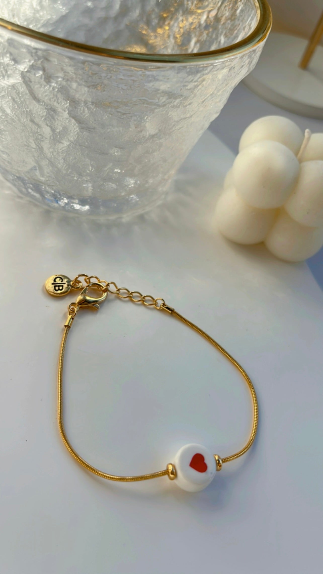 Pulseira amor de porcelena