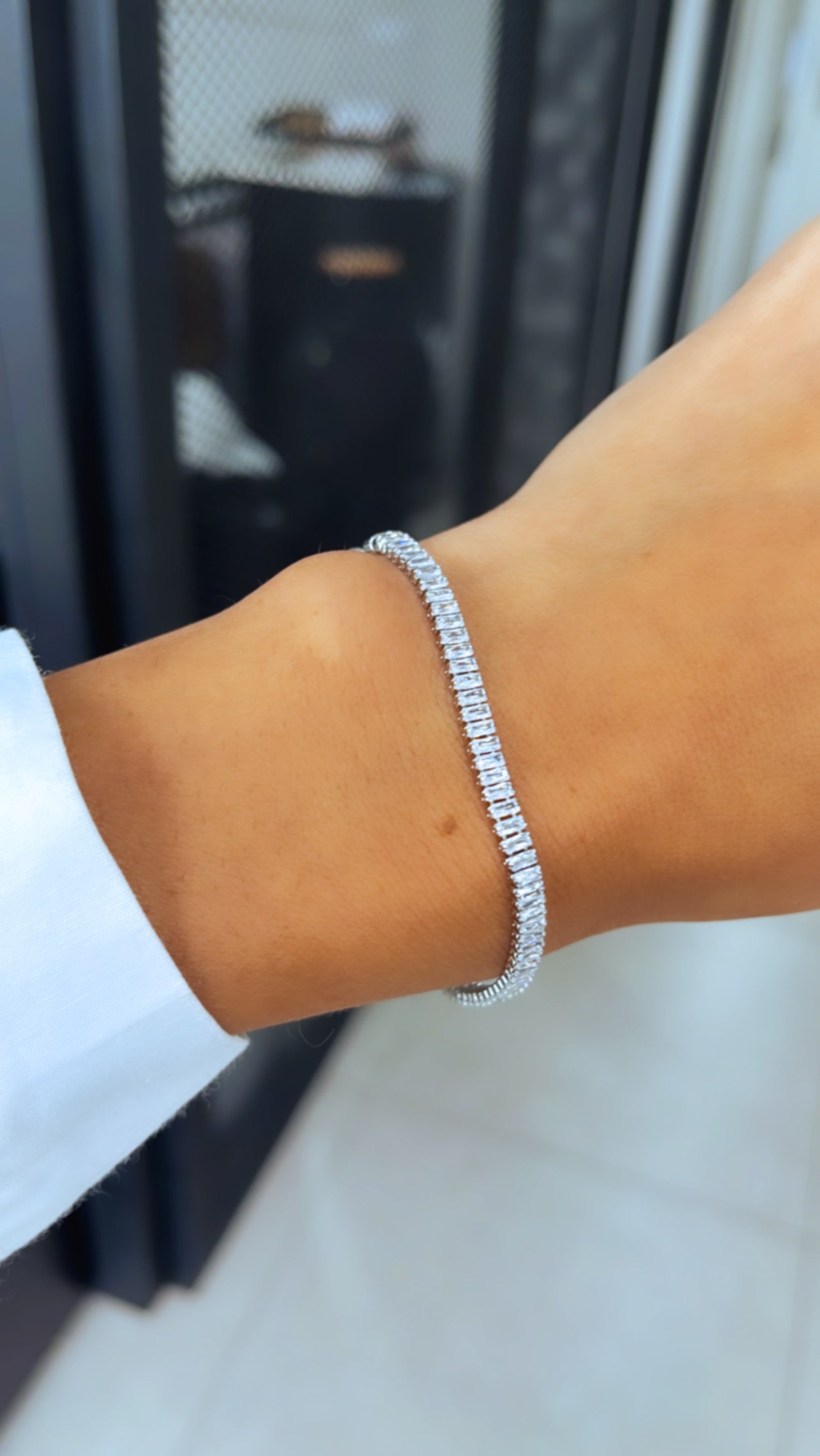 Pulseira Riviera Zara Ródio Branco